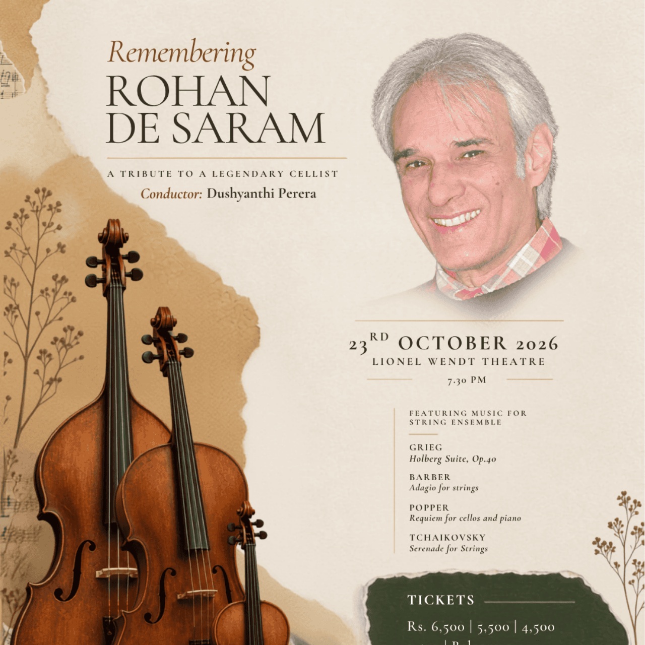 Colombo Concerts in October–December 2026: Dates, Venues and Booking Tips
