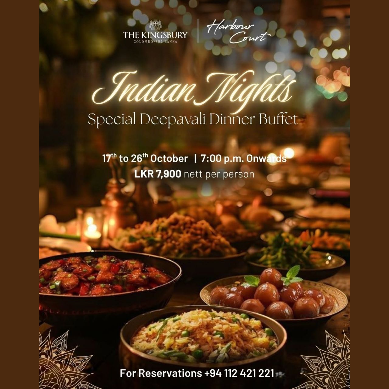 Special Deepavali Dinner Buffet