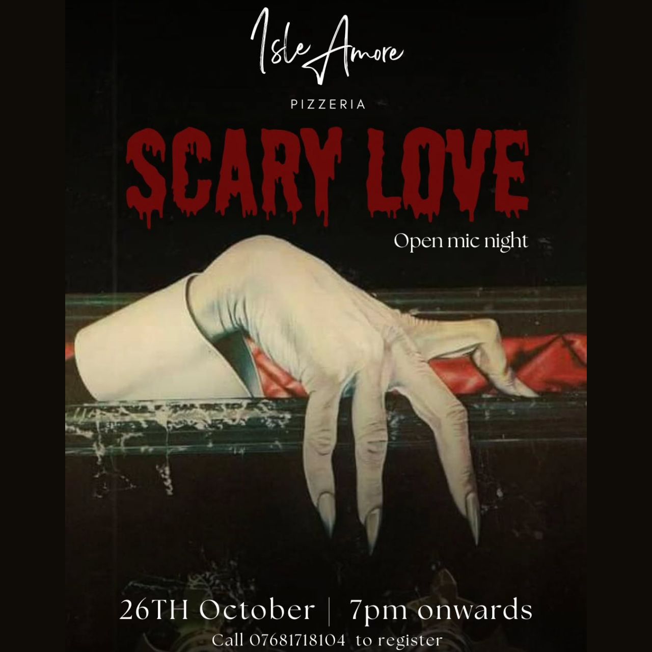 spooky open mic night