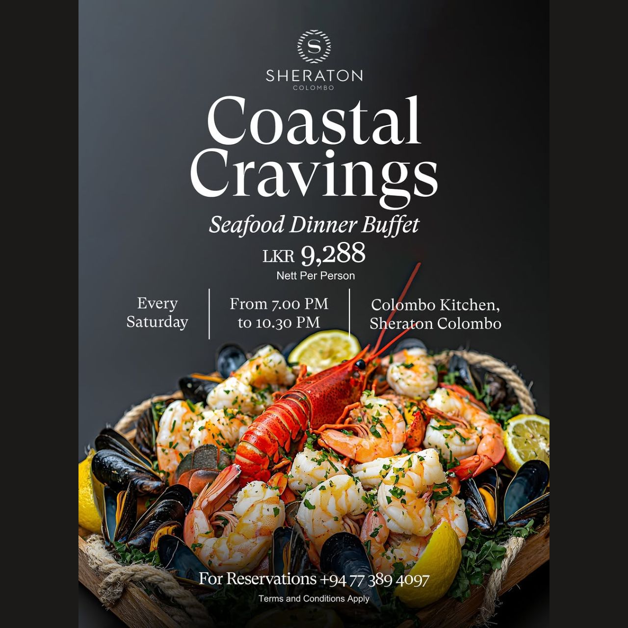 Coastal Cravings Seafood Dinner Buffet