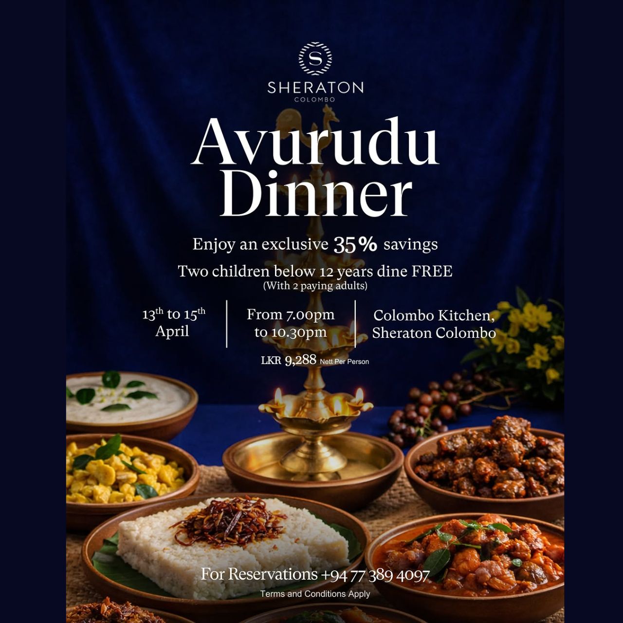 Celebrate Avurudu at Sheraton Colombo