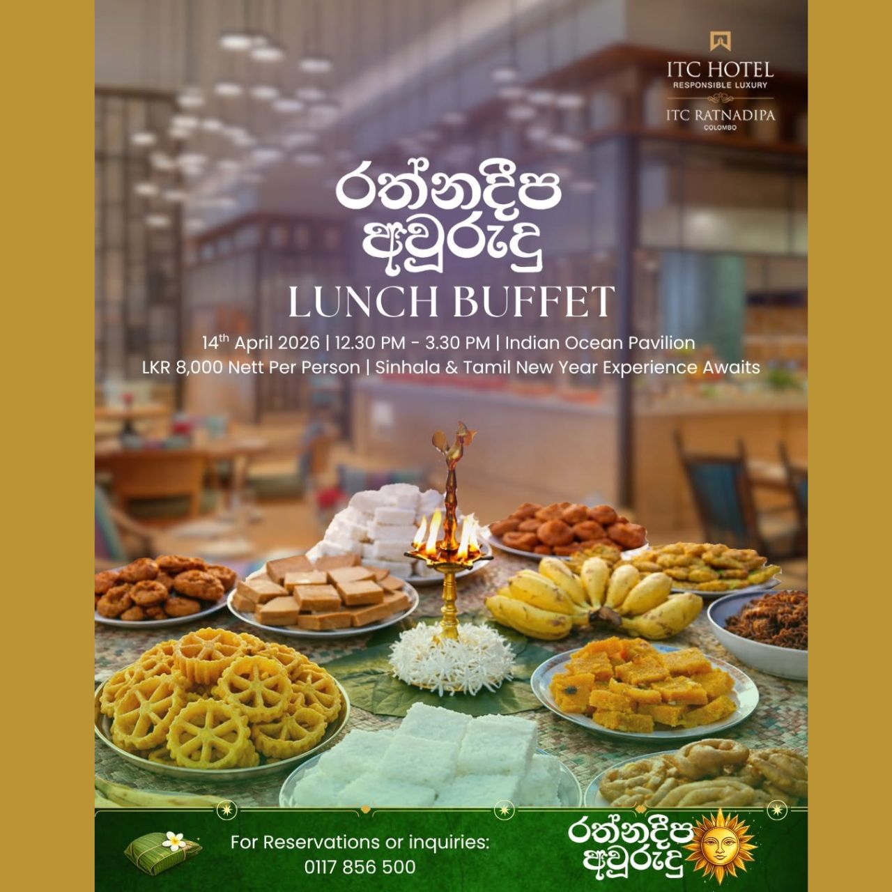 Ratnadipa Avurudu Lunch Buffet at ITC Ratnadipa