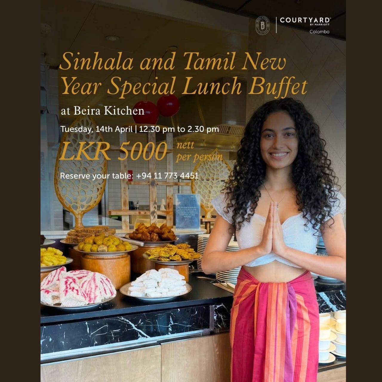 Sinhala and Tamil New Year Special Lunch Buffet at Beira Kitchen