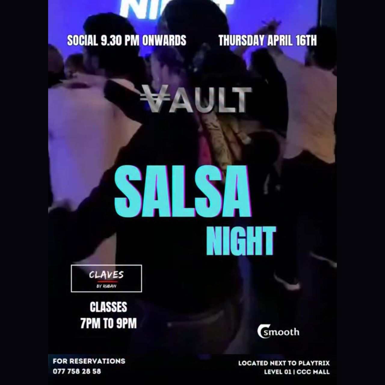 Salsa Night at Vault – CCC