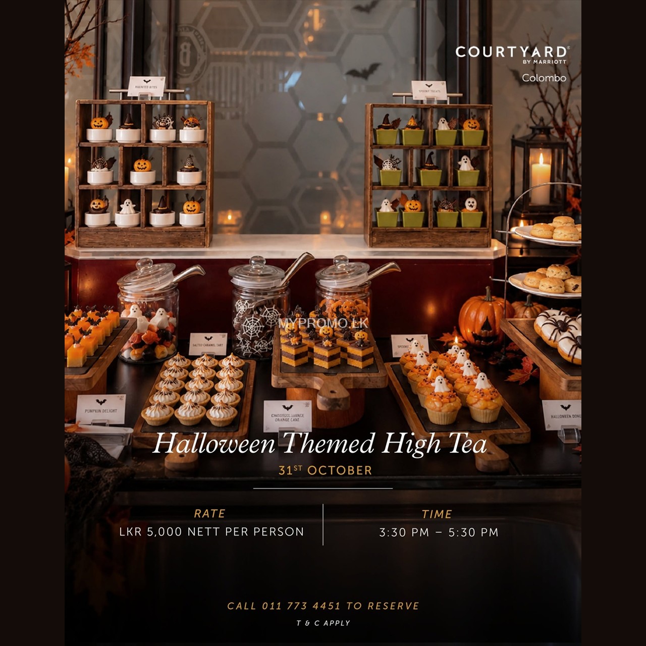 Halloween High Tea Buffet - Courtyard Colombo