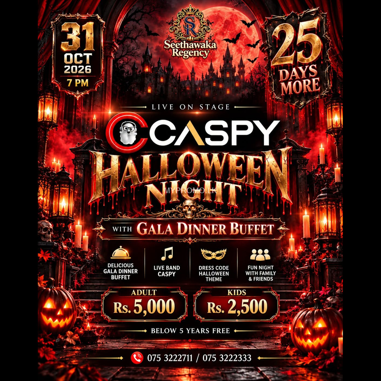 Caspy Halloween Night — Seethawaka Regency