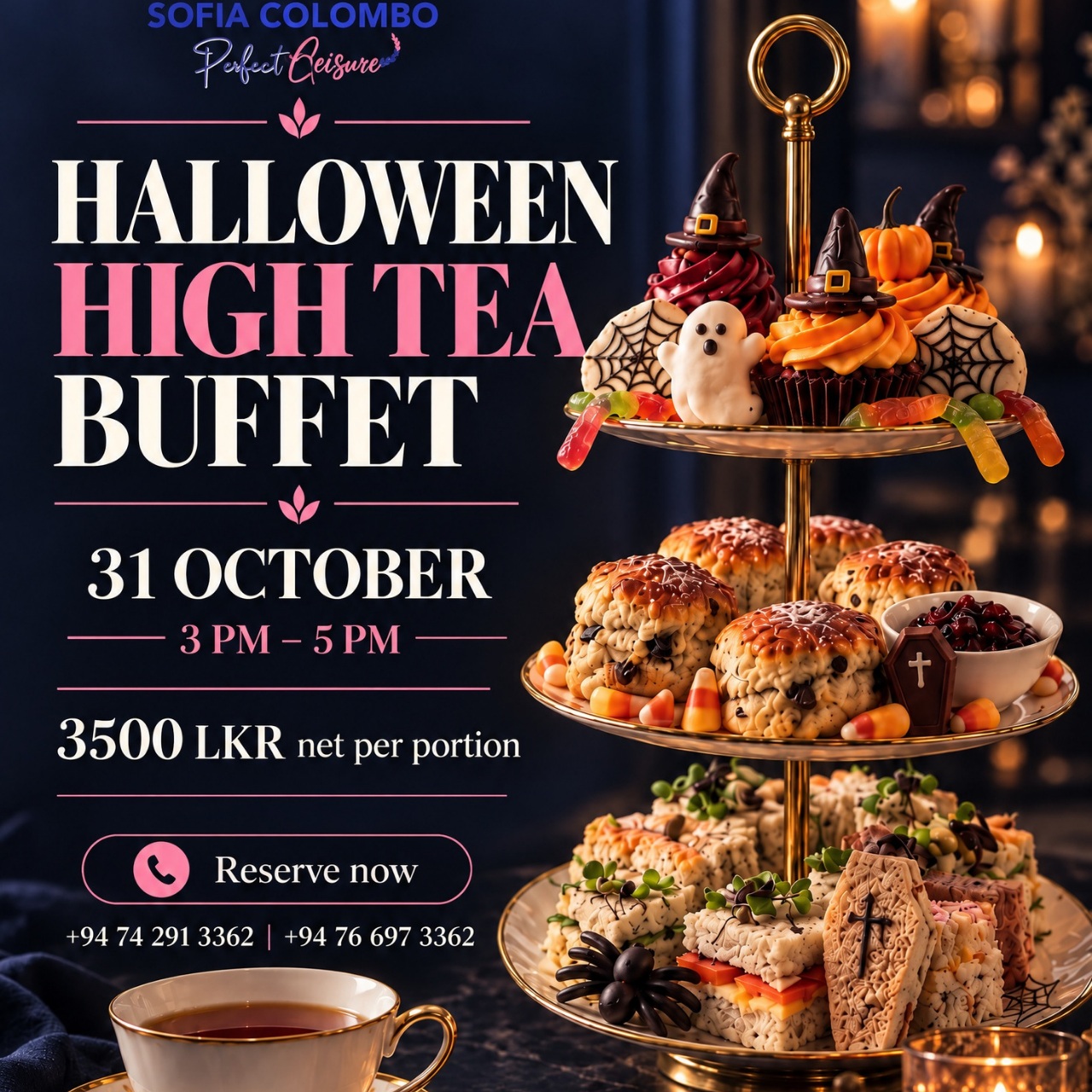 Halloween High Tea Buffet — Sofia Colombo